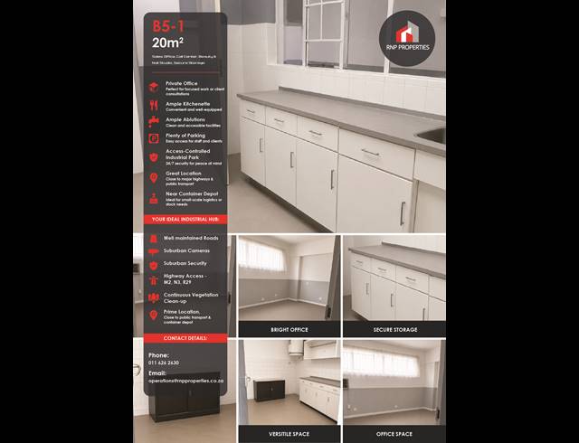 Office property to rent in HERIOTDALE